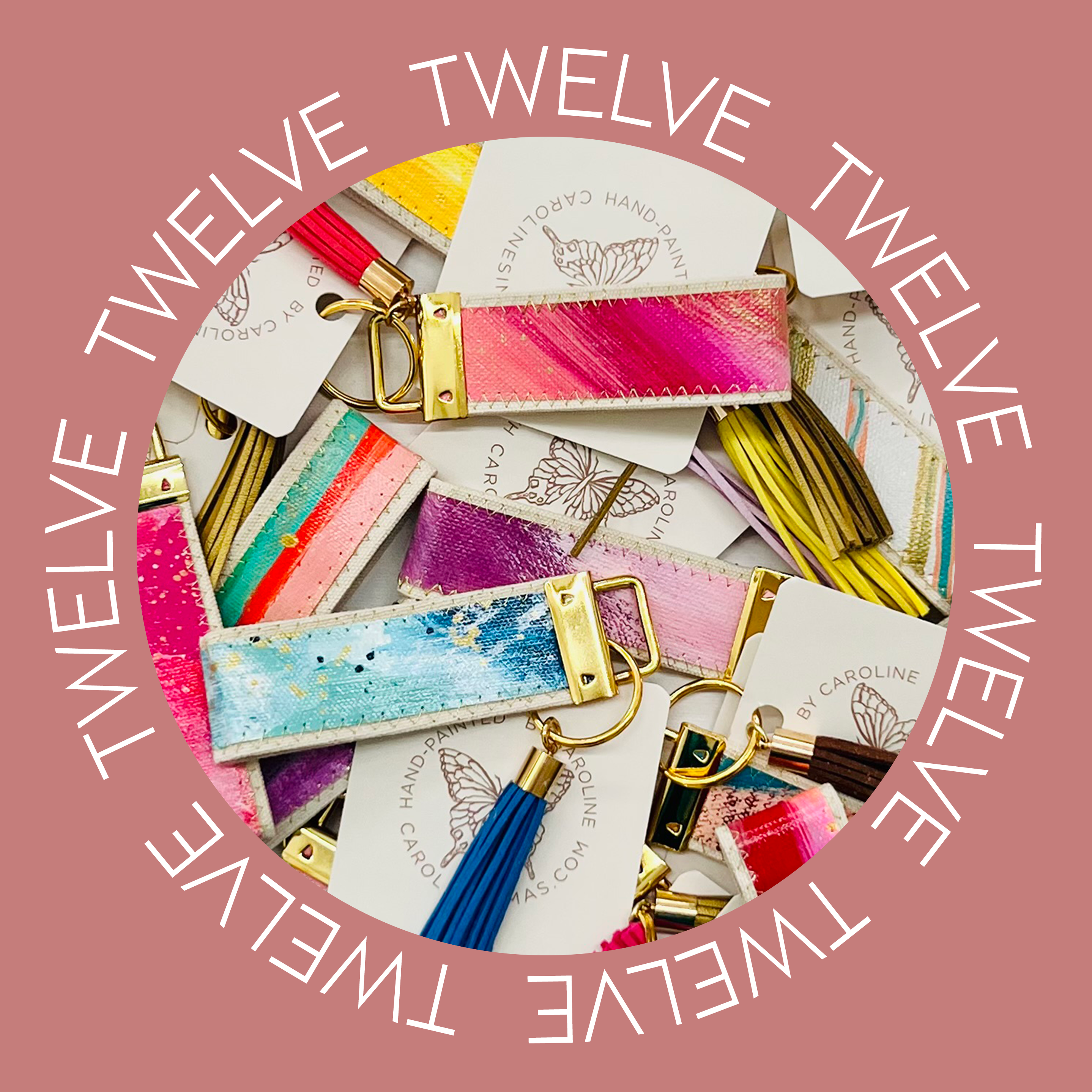 Scripture Key Chains 12 Scripture Keychains – Caroline Simas Studio